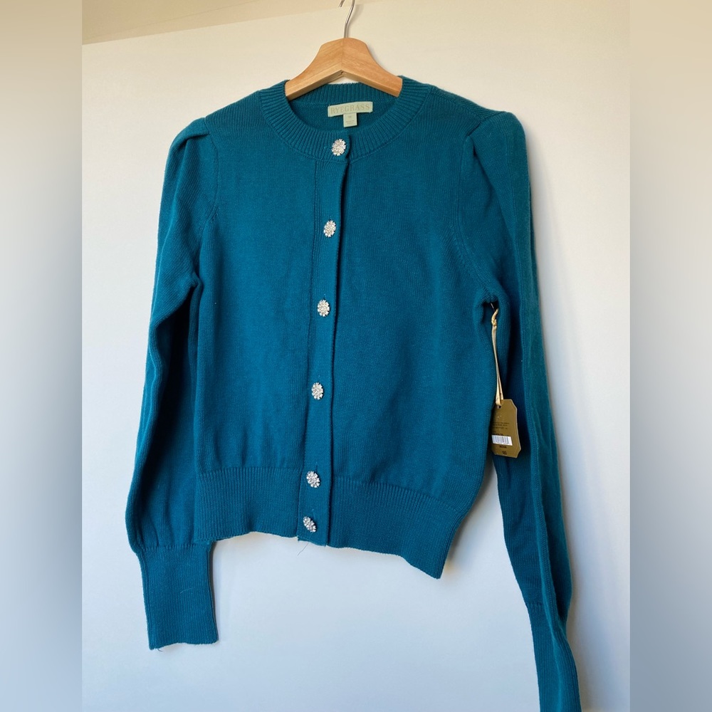 New Ryegrass Teal Sweater - M